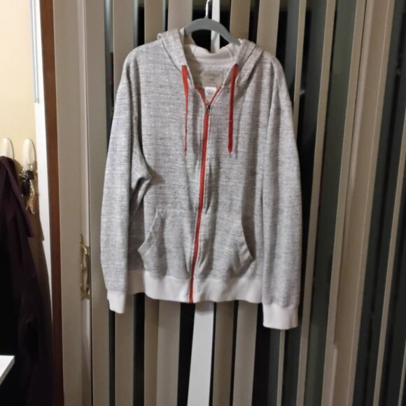 No Boundaries Heather Gray Hooded Swear Jacket SZ 2XL (50-52) - Picture 1 of 6